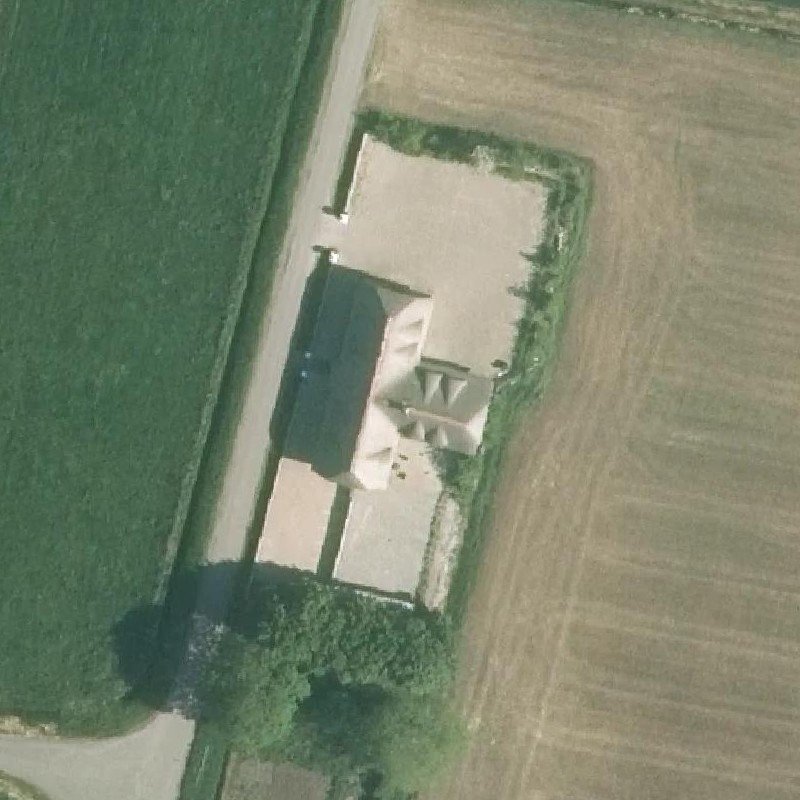 Luchtfoto Club Luxoria — © Kadaster/PDOK