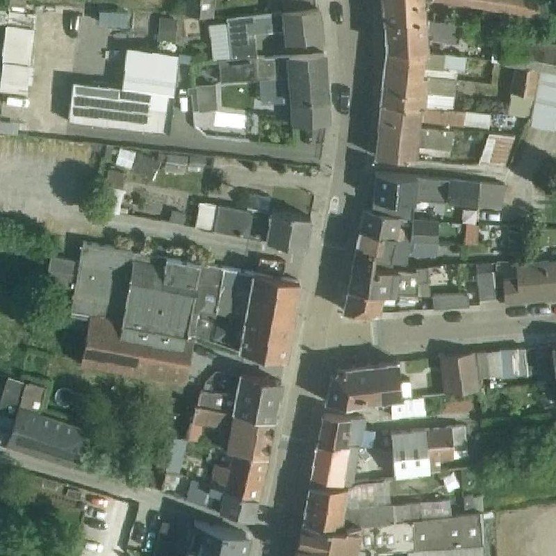 Luchtfoto Goesting — © Kadaster/PDOK