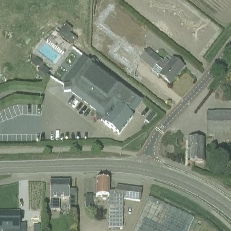 Luchtfoto Saunaclub Le Grand — © Kadaster/PDOK