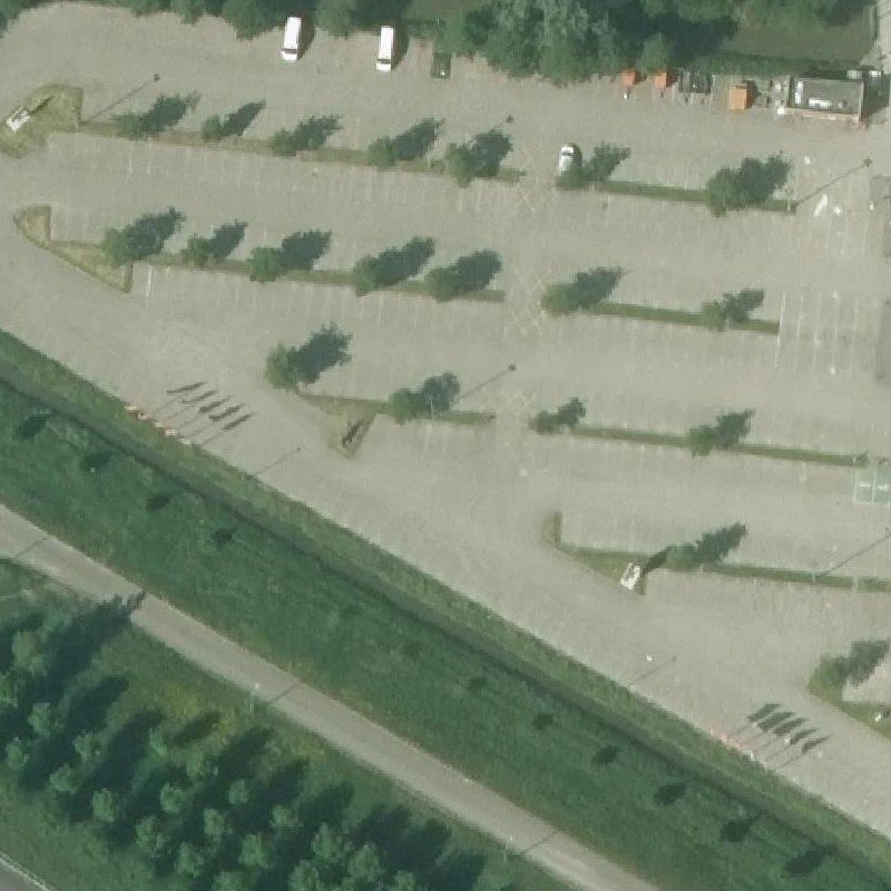 Luchtfoto Sexparkeerplaats Dordrecht — © Kadaster/PDOK