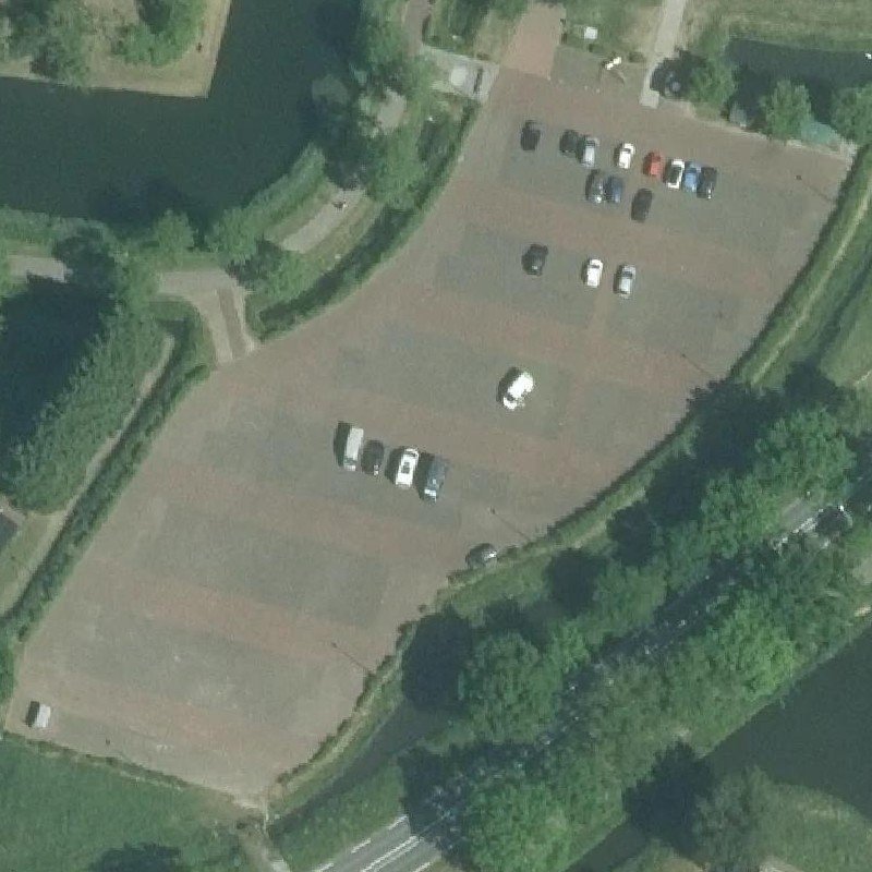 Luchtfoto Sexparkeerplaats Brielle — © Kadaster/PDOK