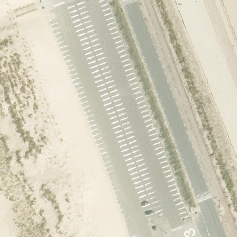Luchtfoto Sexparkeerplaats Maasvlakte — © Kadaster/PDOK