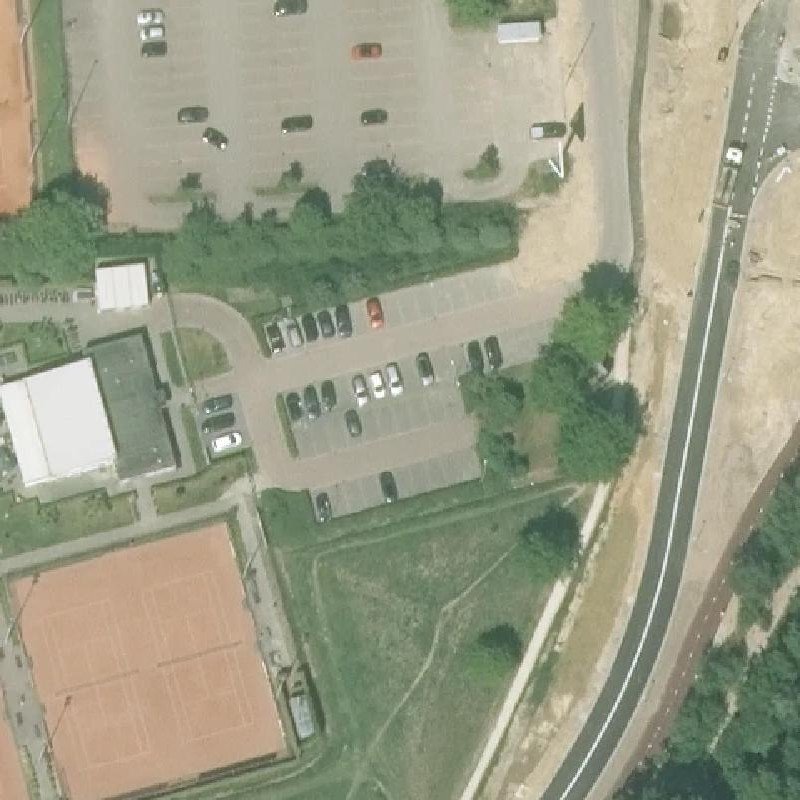 Luchtfoto Sexparkeerplaats Ekkersrijt — © Kadaster/PDOK