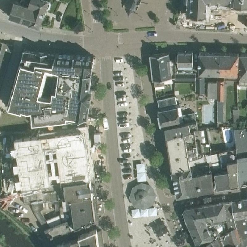 Luchtfoto Sexparkeerplaats Veghel — © Kadaster/PDOK