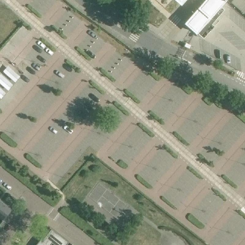 Luchtfoto Sexparkeerplaats Oss — © Kadaster/PDOK