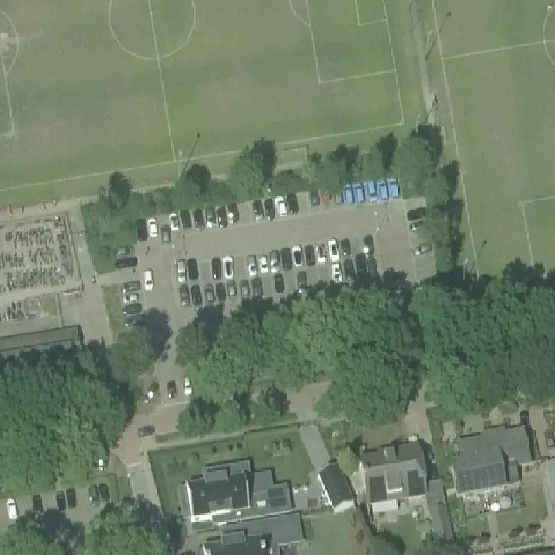Luchtfoto Sexparkeerplaats Veldhoven — © Kadaster/PDOK