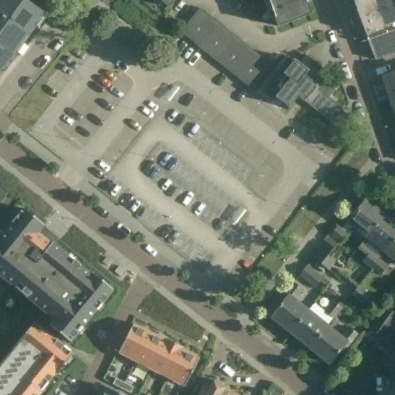 Luchtfoto Sexparkeerplaats wijchen — © Kadaster/PDOK