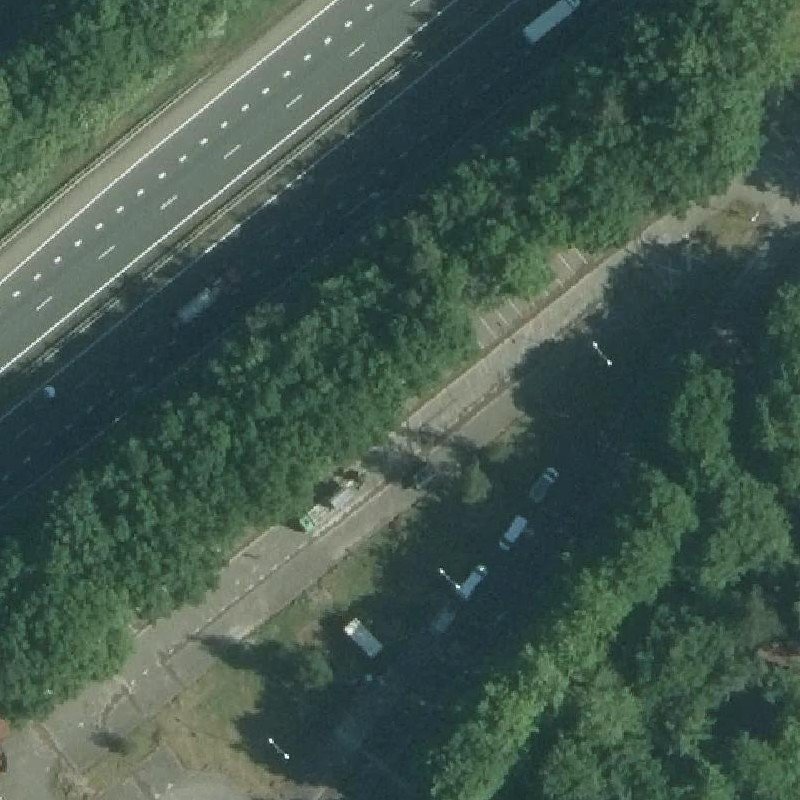 Luchtfoto Sexparkeerplaats Nunspeet — © Kadaster/PDOK