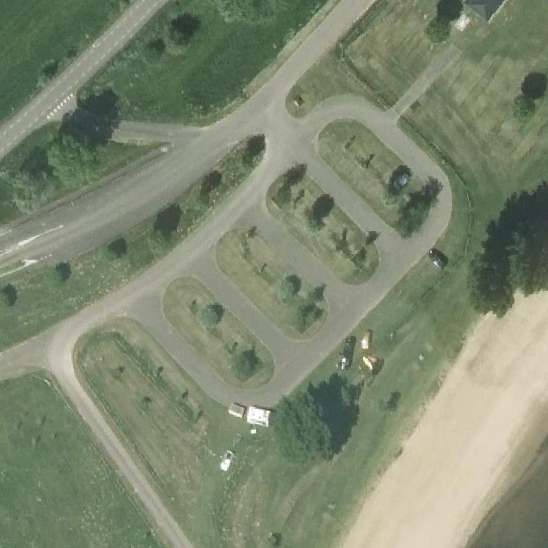 Luchtfoto Sexparkeerplaats Lathum — © Kadaster/PDOK
