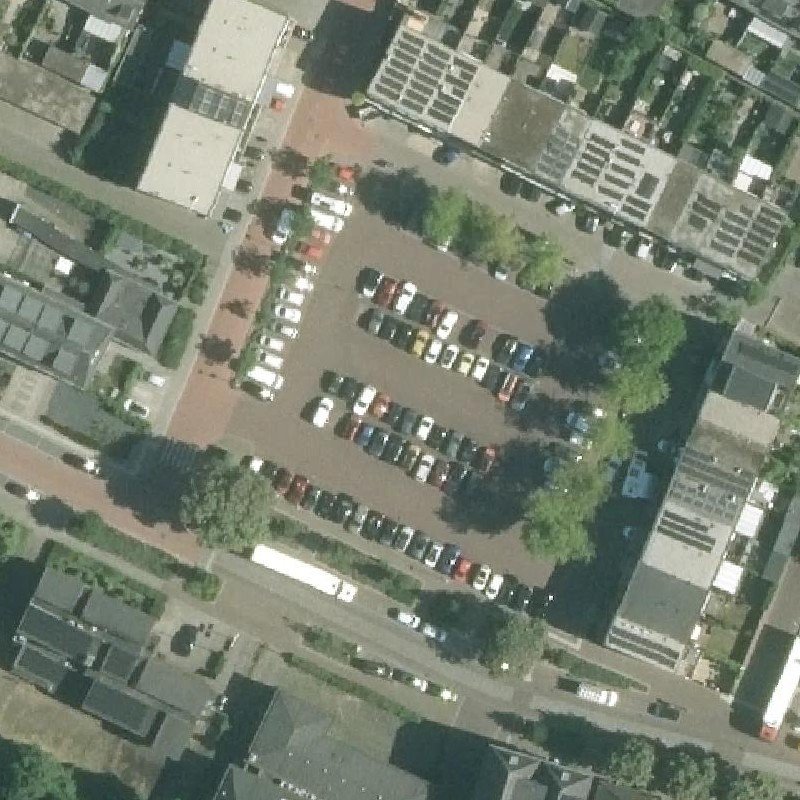 Luchtfoto Sexparkeerplaats Grave Hernen — © Kadaster/PDOK