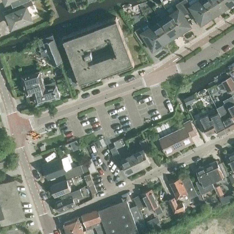 Luchtfoto Sexparkeerplaats Oostzaan — © Kadaster/PDOK