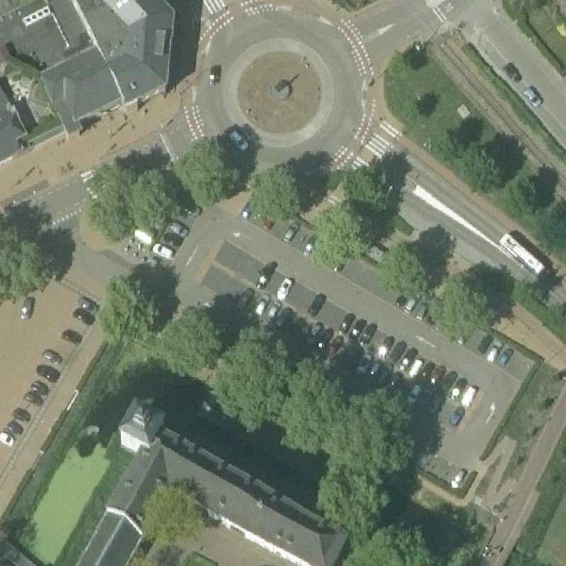 Luchtfoto Sexparkeerplaats Born — © Kadaster/PDOK