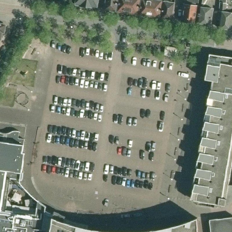Luchtfoto Sexparkeerplaats Goor — © Kadaster/PDOK