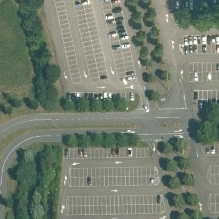 Luchtfoto Sexparkeerplaats Emmen — © Kadaster/PDOK