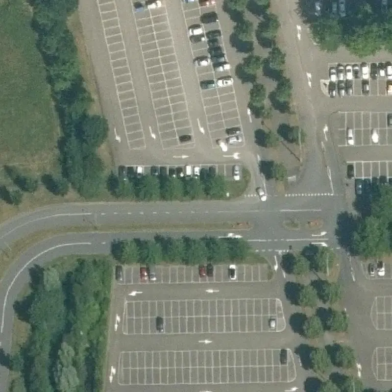 Luchtfoto Sexparkeerplaats Emmen — © Kadaster/PDOK