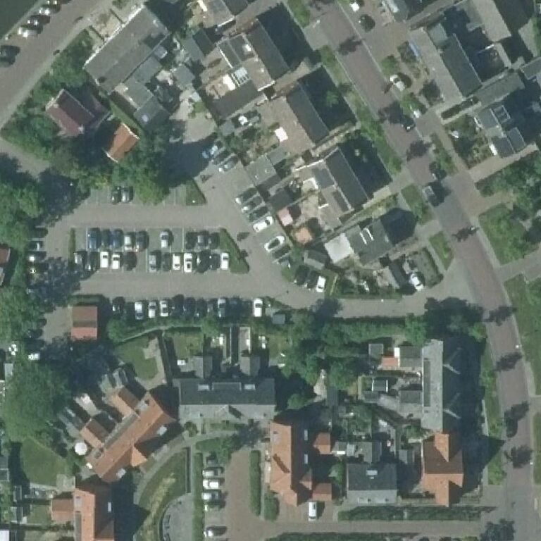 Luchtfoto Sexparkeerplaats Dokkum — © Kadaster/PDOK