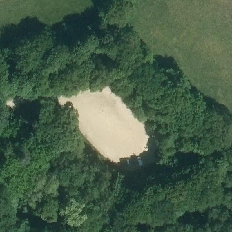 Luchtfoto Sexparkeerplaats Glimmen — © Kadaster/PDOK
