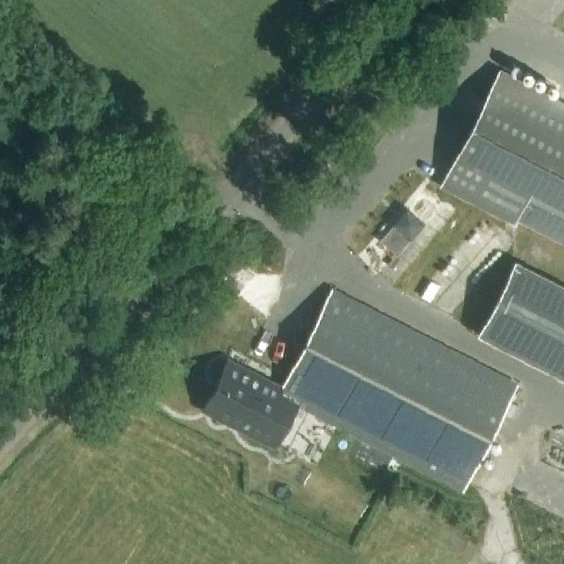 Luchtfoto Heidi's Rustpunt — © Kadaster/PDOK
