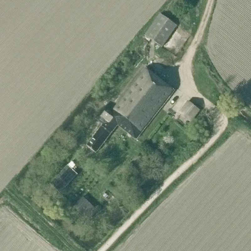 Luchtfoto Rustpunt Anjum — © Kadaster/PDOK