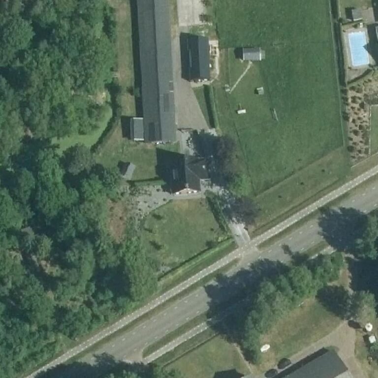 Luchtfoto Rustpunt it Pöeleboskje — © Kadaster/PDOK