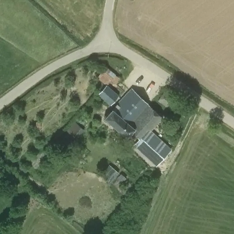 Luchtfoto Rustpunt WarmGroen — © Kadaster/PDOK