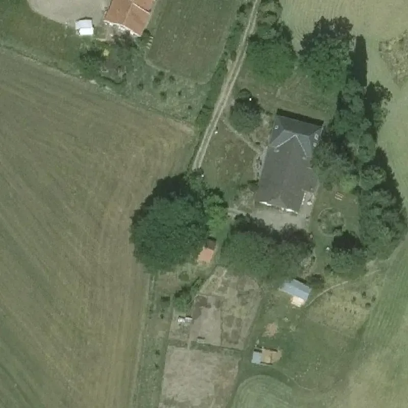 Luchtfoto Rustpunt 't Kloosterhof — © Kadaster/PDOK