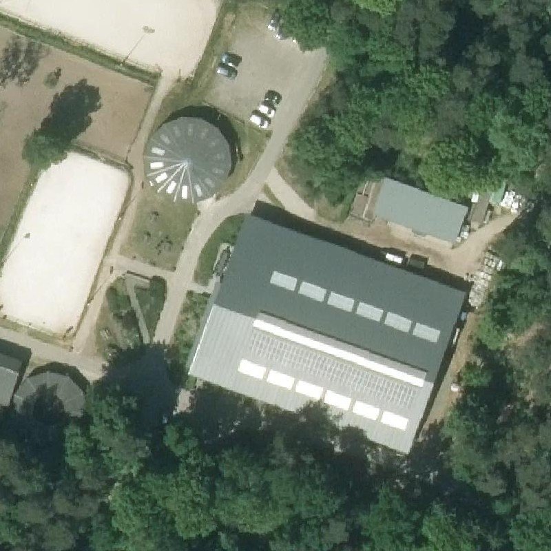 Luchtfoto Rustpunt HLLBIO — © Kadaster/PDOK