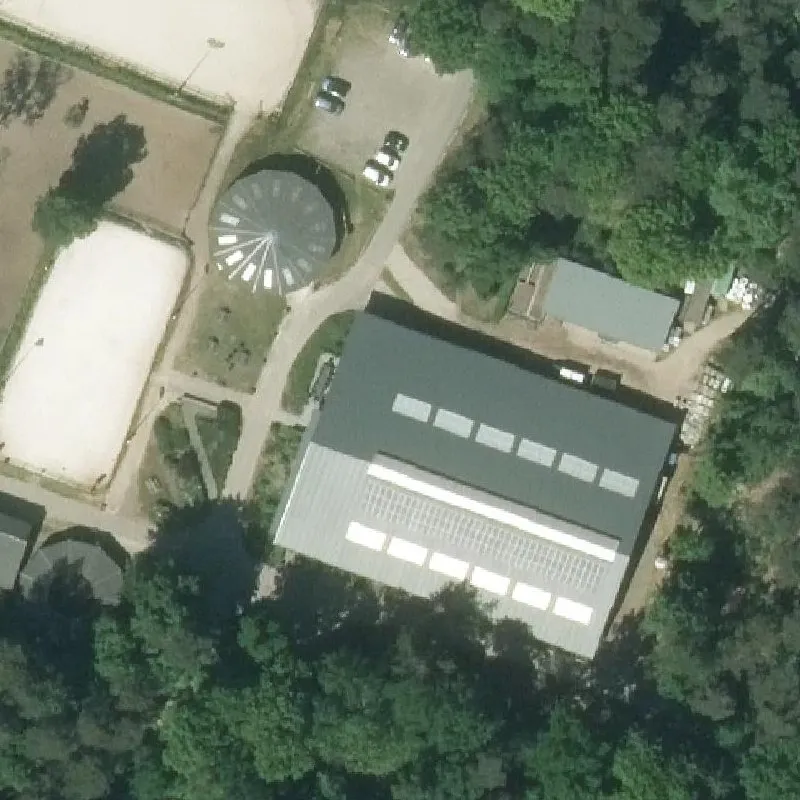 Luchtfoto Rustpunt HLLBIO — © Kadaster/PDOK