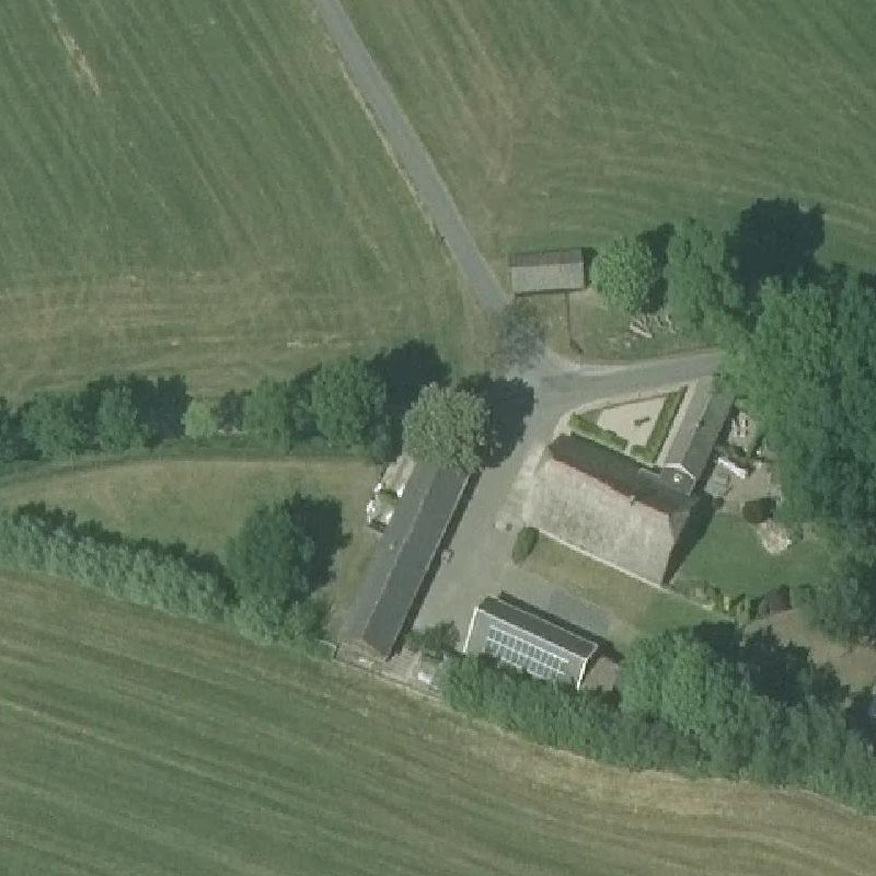 Luchtfoto Rustpunt Klein Sprakelaar — © Kadaster/PDOK