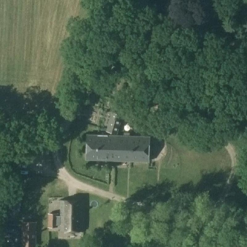 Luchtfoto Rustpunt het Paradijs — © Kadaster/PDOK