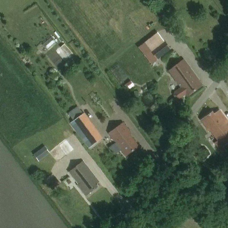 Luchtfoto Rustpunt Blijham — © Kadaster/PDOK