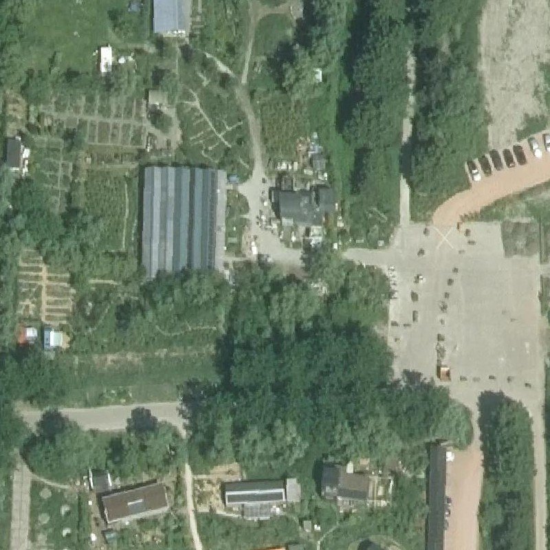 Luchtfoto Rustpunt Westpark — © Kadaster/PDOK
