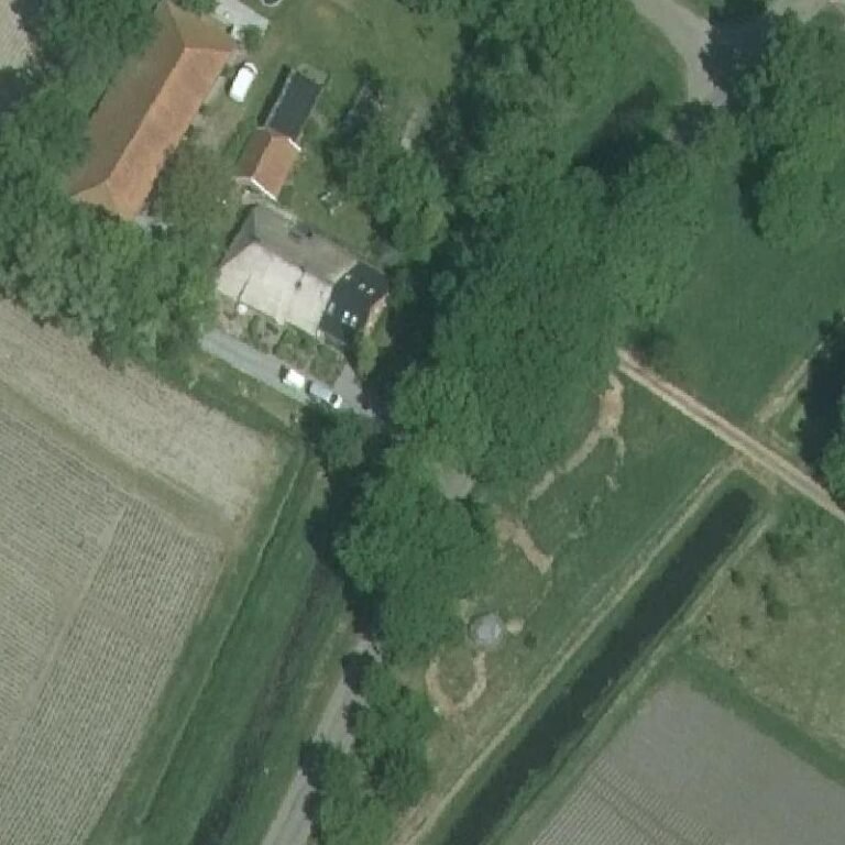 Luchtfoto Rustpunt Slochteren — © Kadaster/PDOK