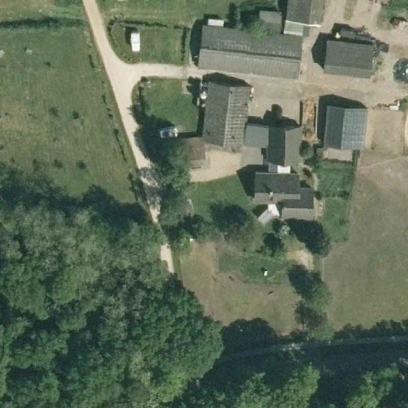 Luchtfoto Rustpunt de Brandkoele — © Kadaster/PDOK