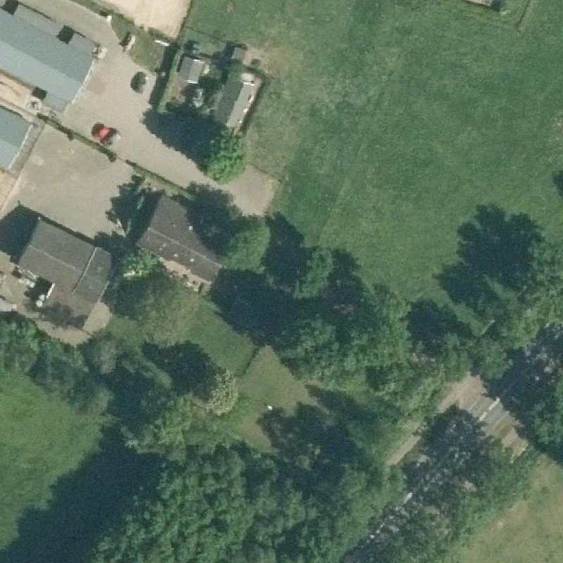 Luchtfoto Rustpunt Kattenhuuske — © Kadaster/PDOK