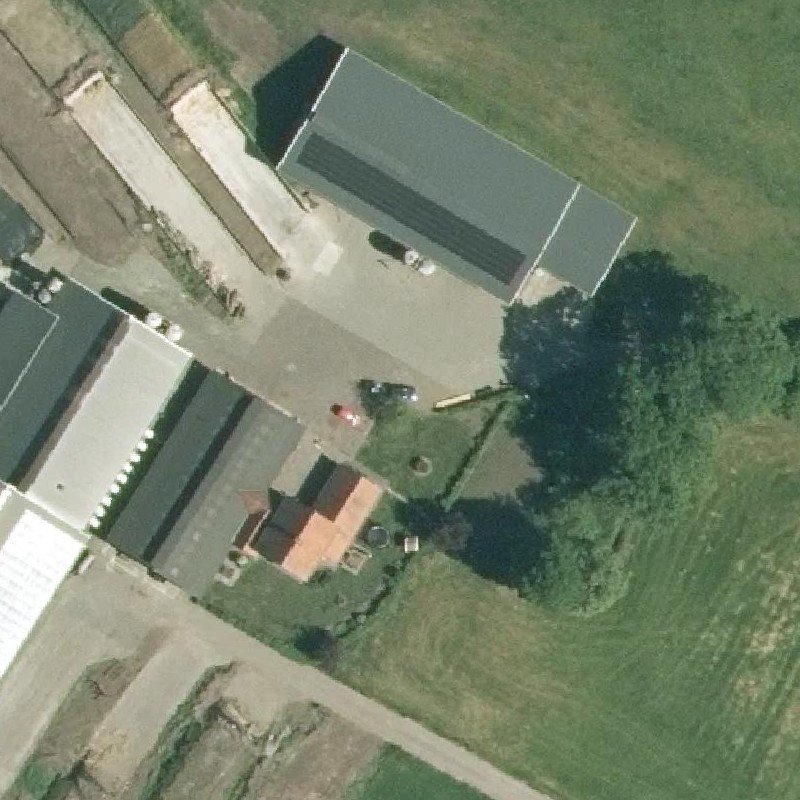 Luchtfoto Rustpunt Hulshutte — © Kadaster/PDOK