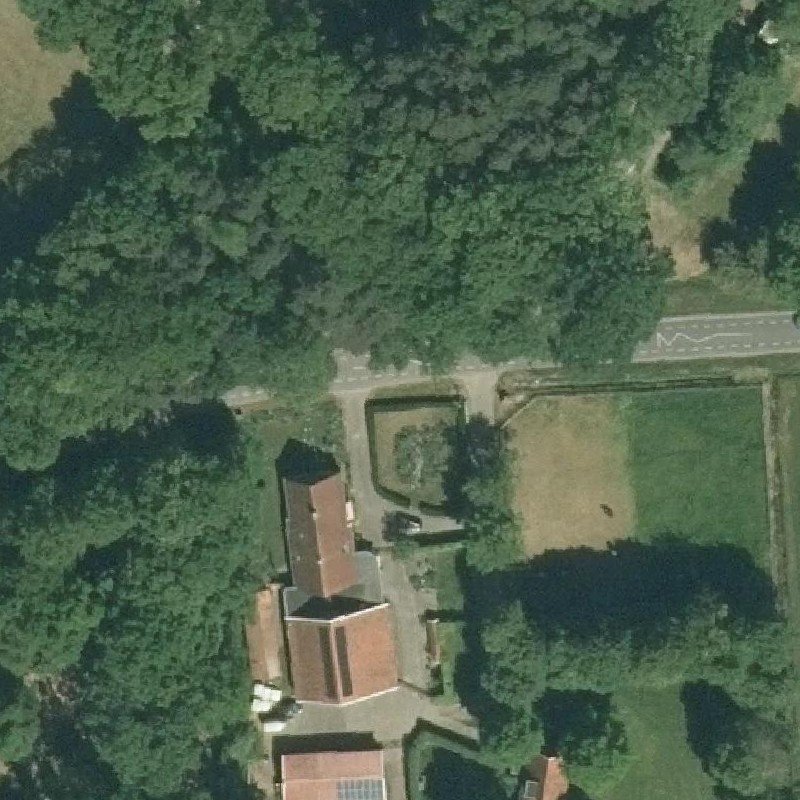 Luchtfoto Rustpunt Piksenhoeve — © Kadaster/PDOK