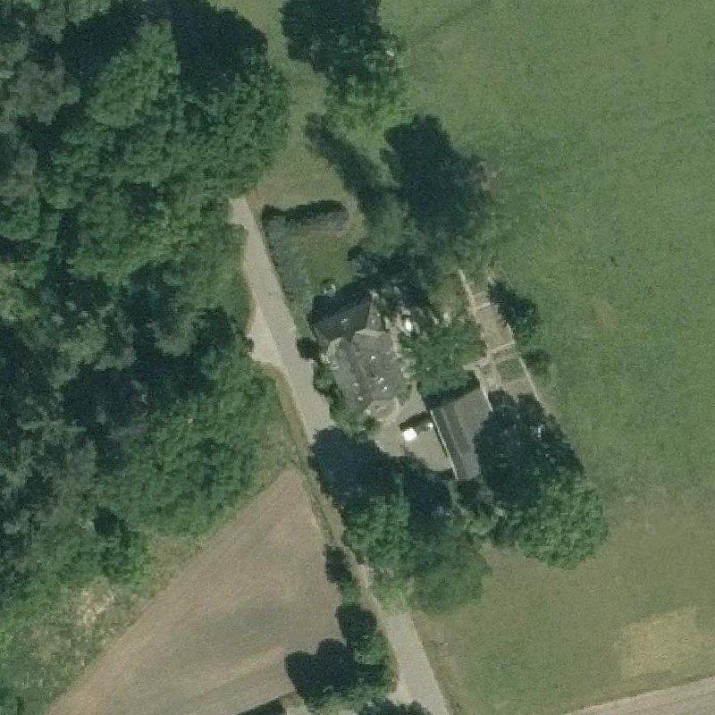 Luchtfoto Rustpunt 't Kattebos — © Kadaster/PDOK