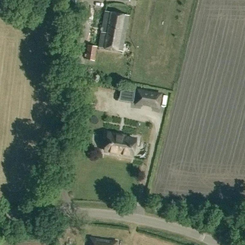 Luchtfoto Rustpunt Het BuitenKansje — © Kadaster/PDOK