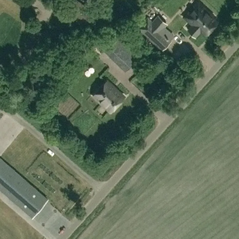 Luchtfoto Rustpunt 't Glint — © Kadaster/PDOK