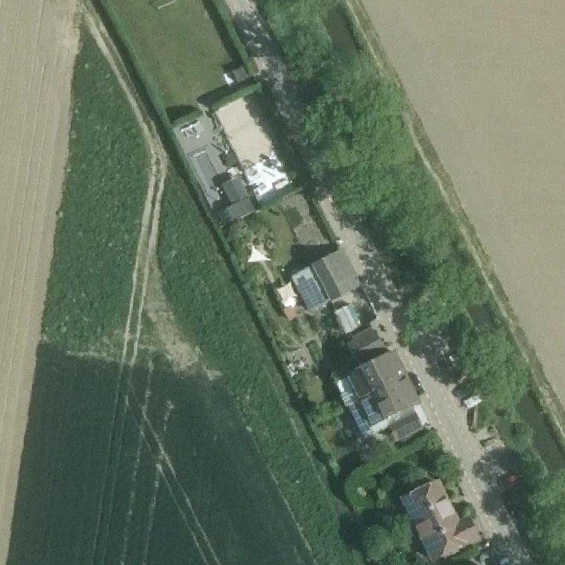 Luchtfoto Rustpunt Achter d'n Daik — © Kadaster/PDOK
