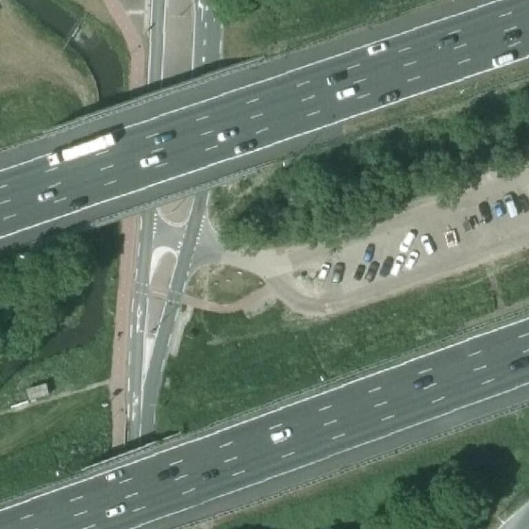 Luchtfoto Carpool Nieuwerbrug A-12 (cruising spot) — © Kadaster/PDOK