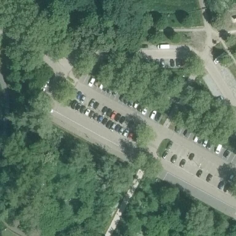 Luchtfoto Nieuwe Wal Parking (cruising spot) — © Kadaster/PDOK