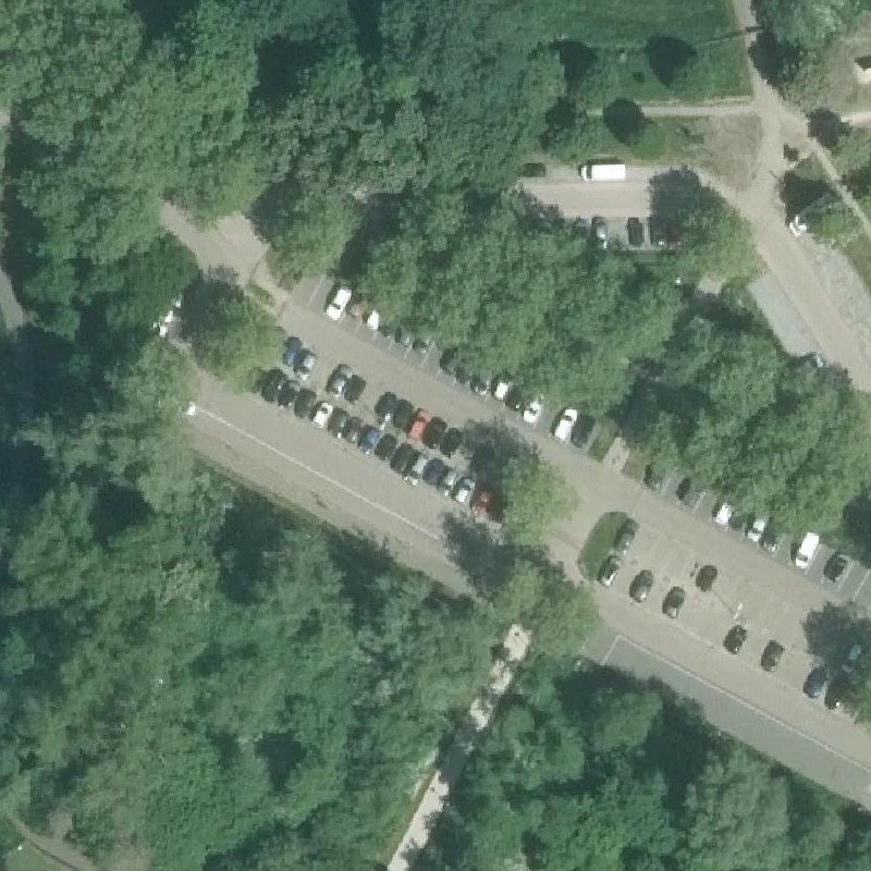 Luchtfoto Nieuwe Wal Parking (cruising spot) — © Kadaster/PDOK