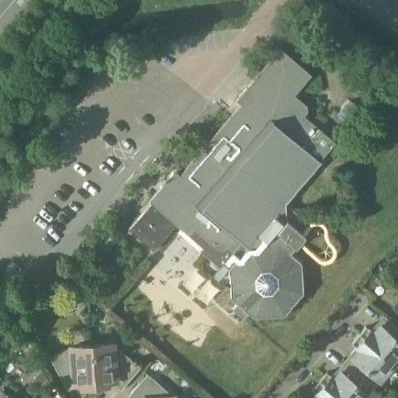 Luchtfoto wembad Poelmeer — © Kadaster/PDOK