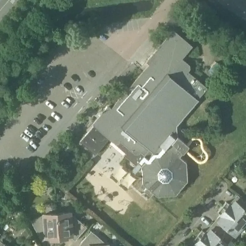 Luchtfoto wembad Poelmeer — © Kadaster/PDOK