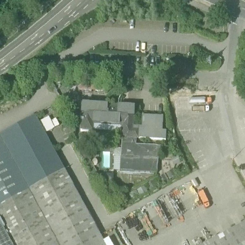 Luchtfoto Happy Garden Saunaclub — © Kadaster/PDOK