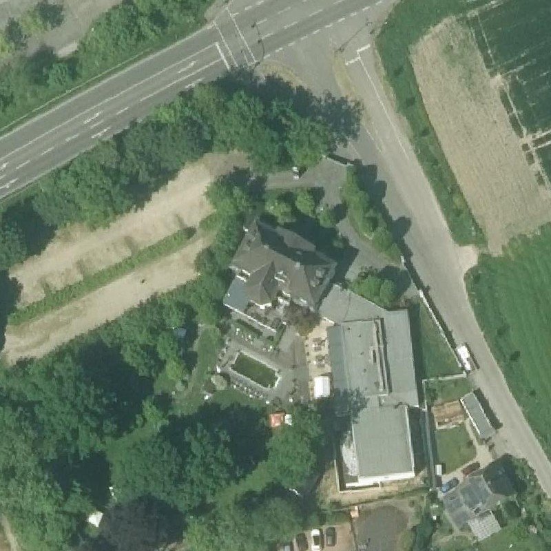 Luchtfoto Villa Vanilla — © Kadaster/PDOK