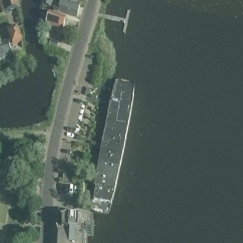 Luchtfoto Showboat – Amsterdam-Noord — © Kadaster/PDOK