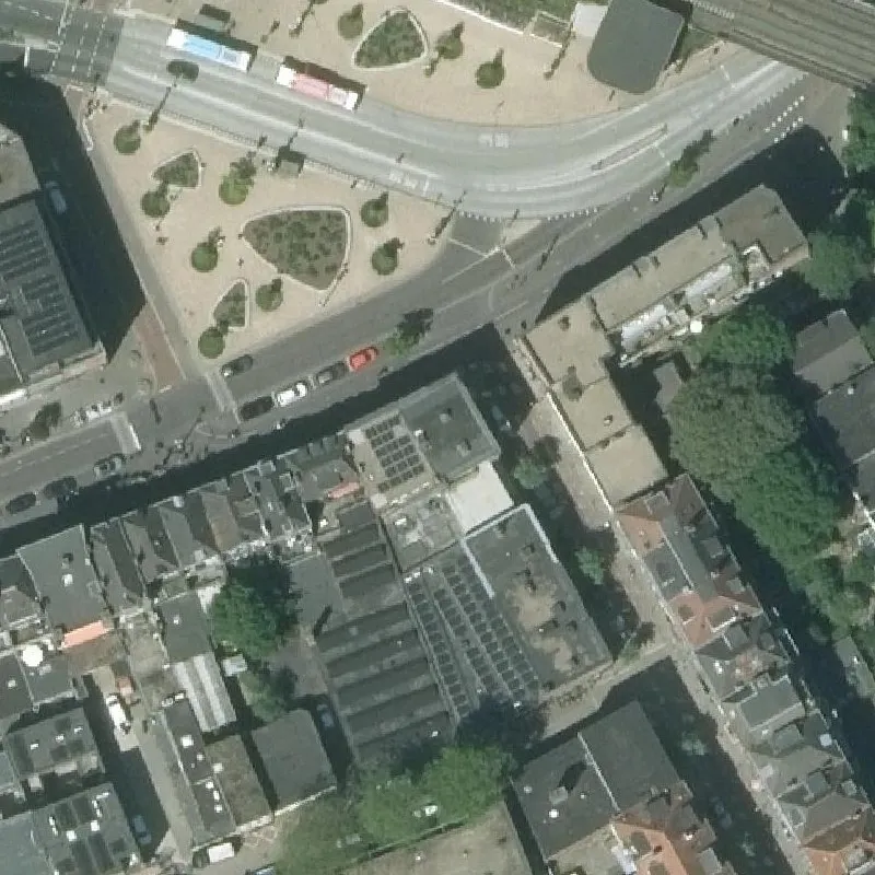 Luchtfoto Erotic Cinema Amersfoort – Hetero Zaal — © Kadaster/PDOK